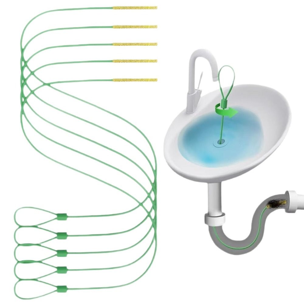 Drain Snake Flexible - 5pcs Practical Flexible Drain Snake Hair