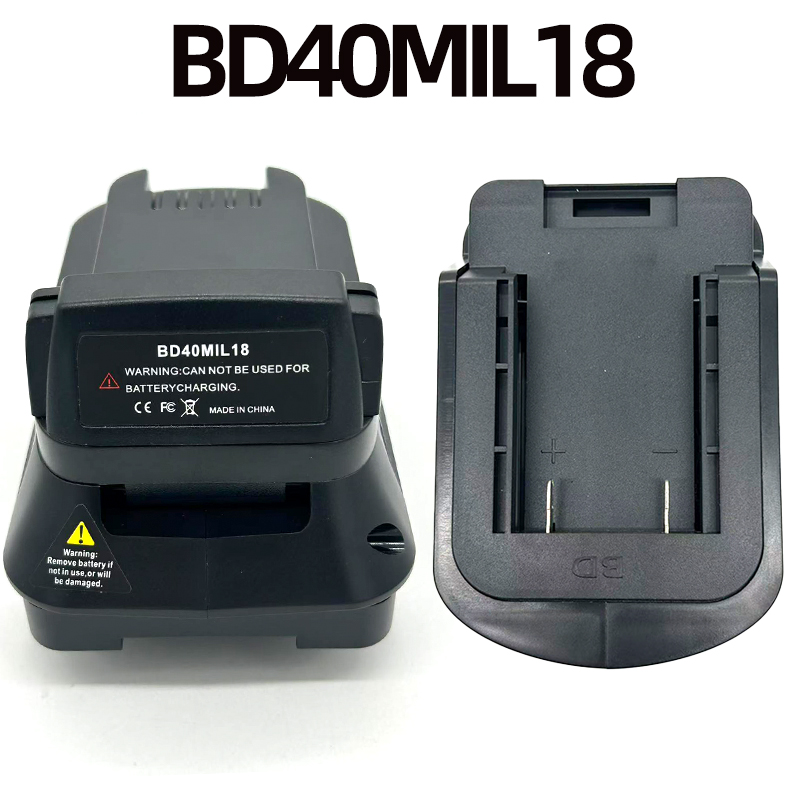 Black+Decker Tool Cordless - BD40MIL18 Power Tool Battery Adapter Compatible