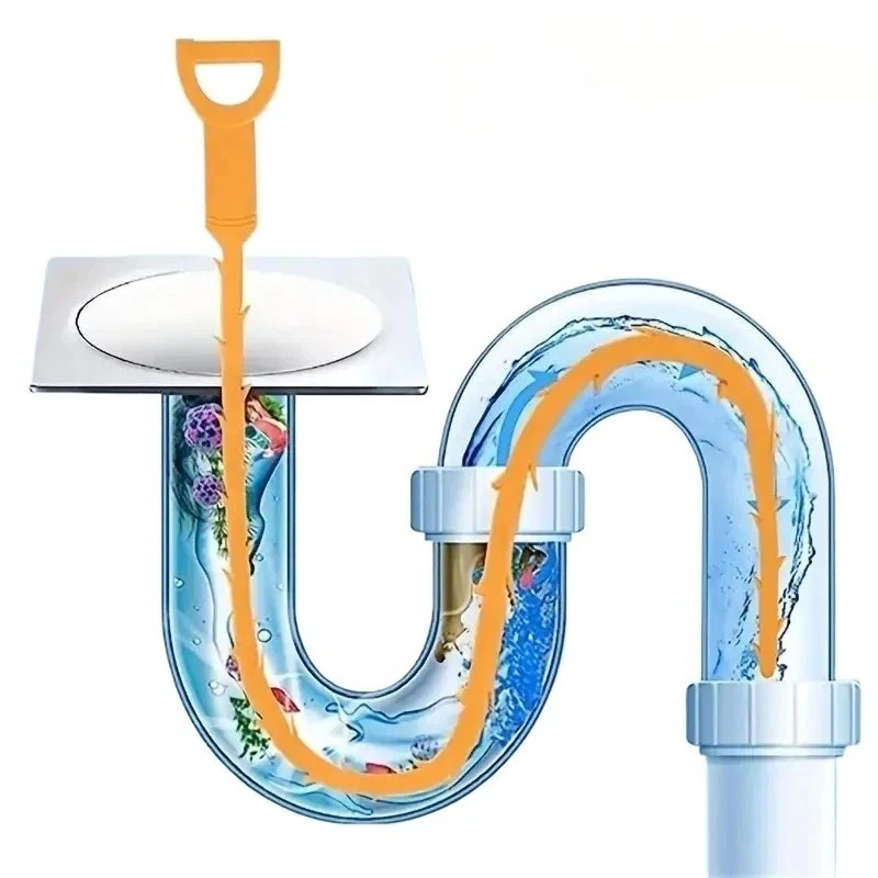 1/10PCS Drain Sewer Dredging T - Drain Snake Flexible review and price